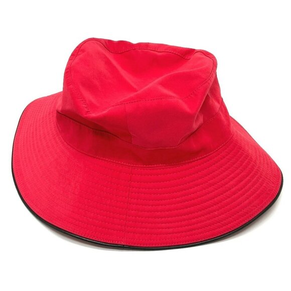 HERMES bucket hat Canvas Red - Picture 4 of 16